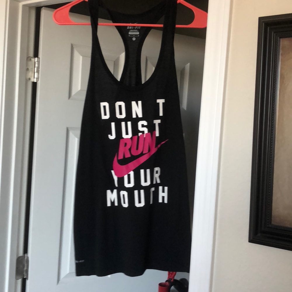 Nike don’t just run your mouth shirt
